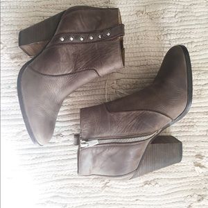 COACH Leather Ankle Boots